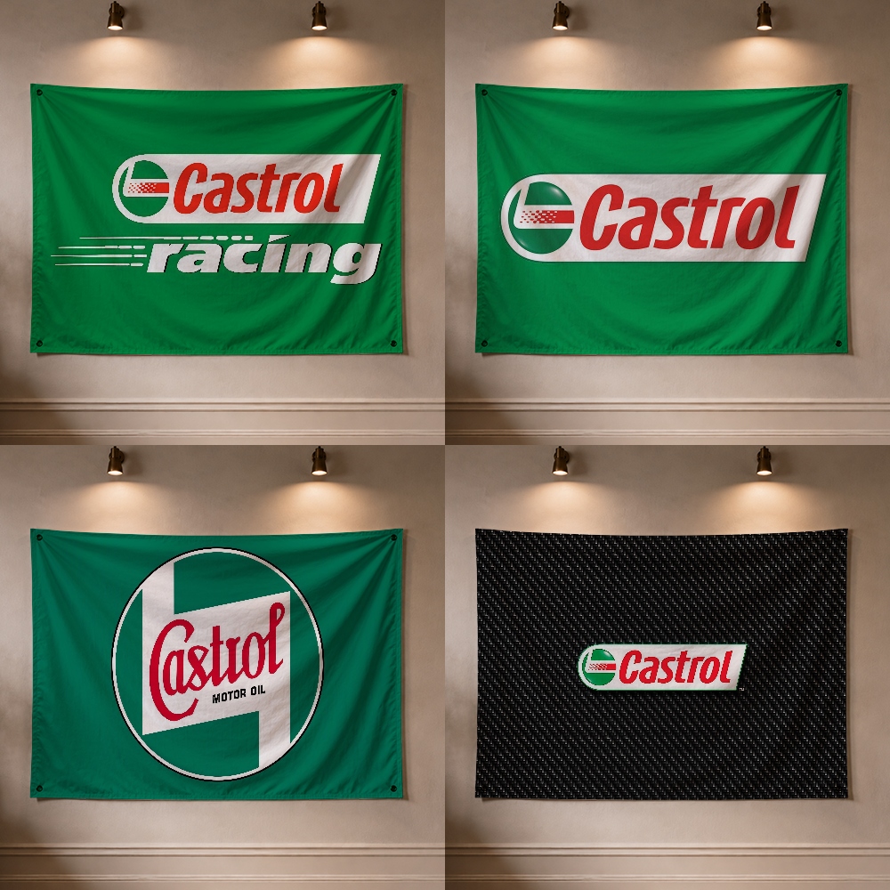 Outdoor Camping Brand - Bandera Decorativa de la Marca C-Castrol