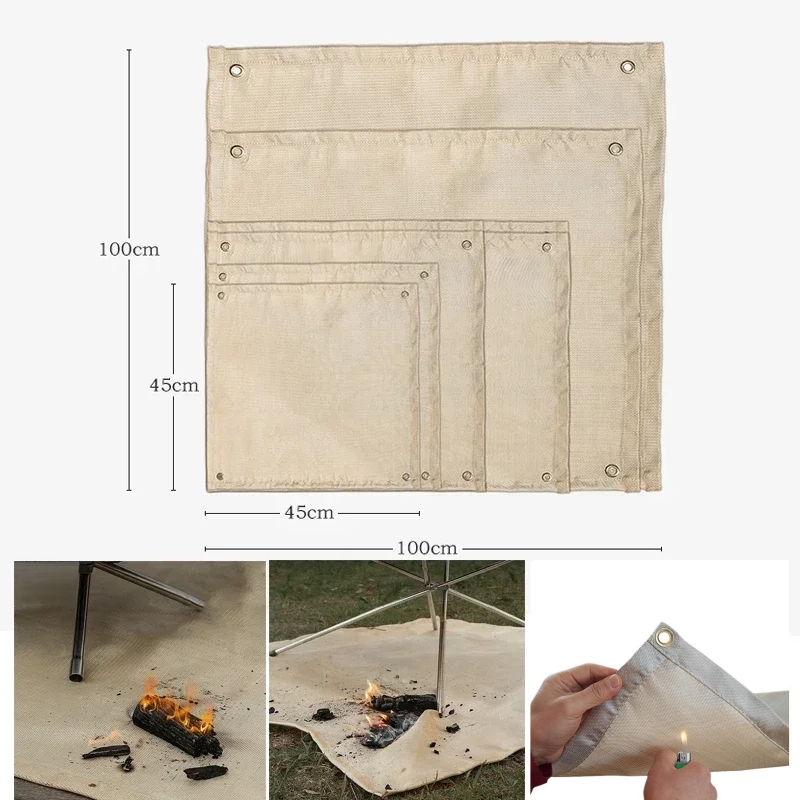 Outdoor Camping Mat - Alfombra ignífuga para acampar, manta resistente