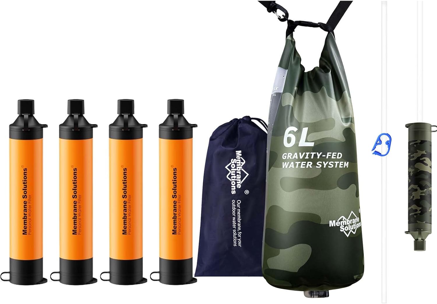 Portable Water Filter - Filtro de agua Pro 6L Camo