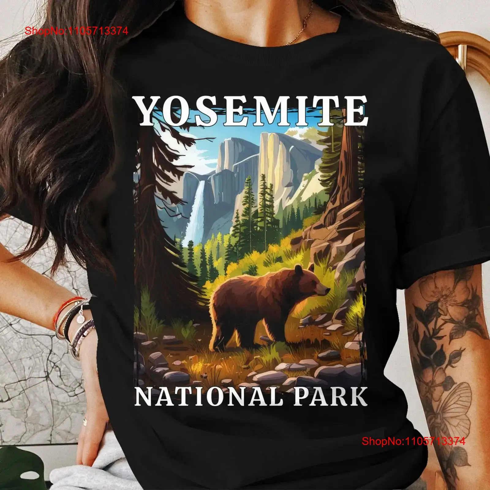 Outdoor Camping Yosemite - Camiseta de camping del Parque Nacional