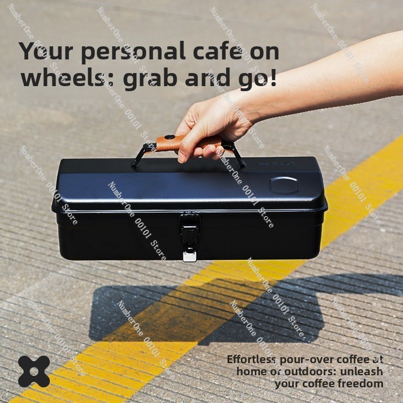Outdoor Camping Box - Kit de café para preparar a