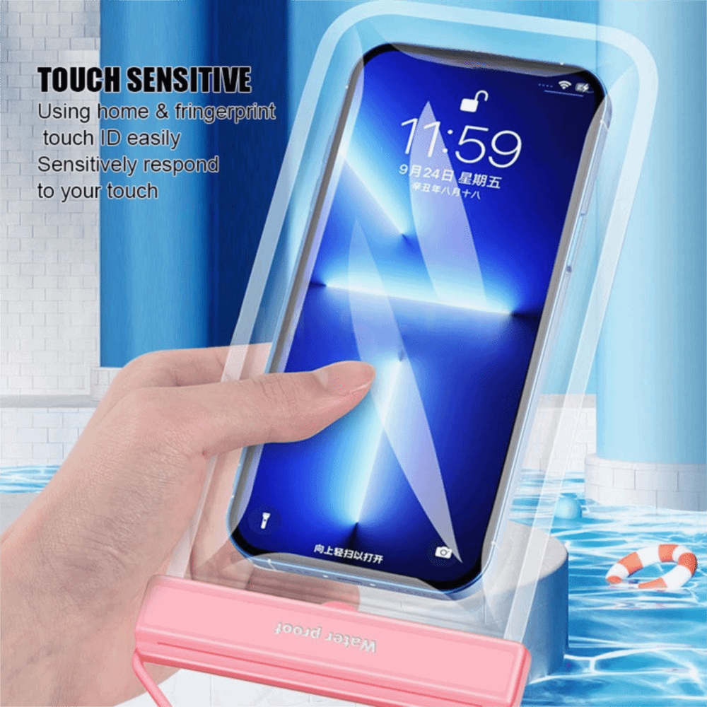 Dry Bag Waterproof - Funda Impermeable para Teléfono con Pantalla