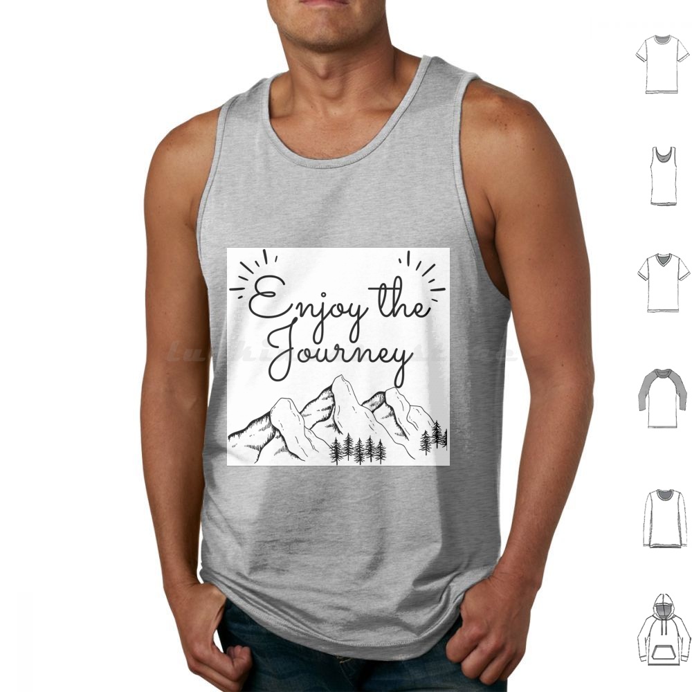 Outdoor Camping Quotes - Disfrute del viaje Camisetas sin mangas