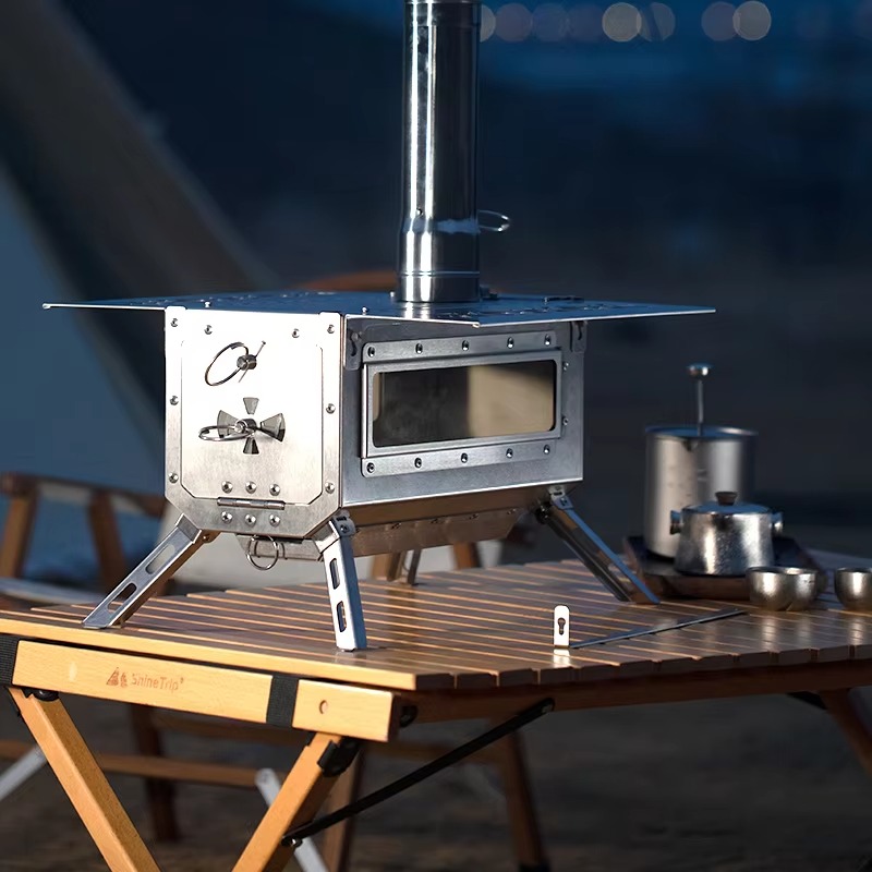 Outdoor Camping Wood Burning Stove - Estufa de Leña Portátil para Acampar