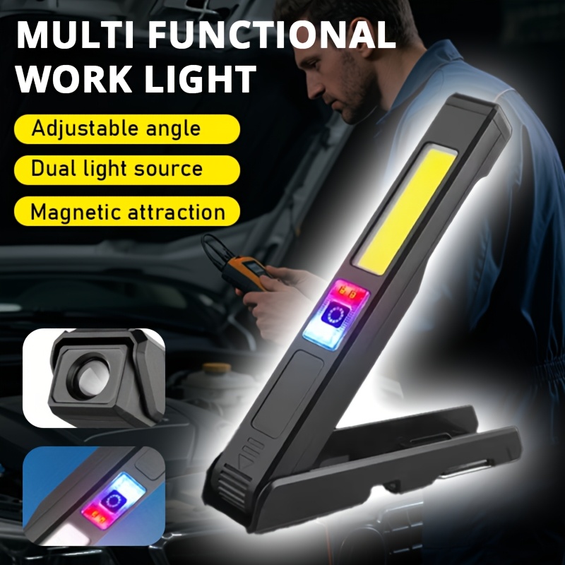 Outdoor Camping Jobs - Linterna LED recargable, luz de trabajo