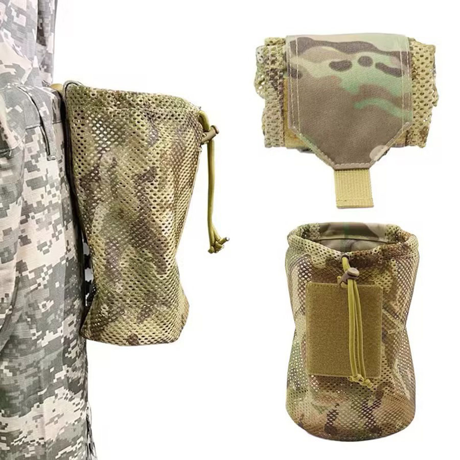 Outdoor Camping Magazine - Bolsa de malla enrollable de nailon