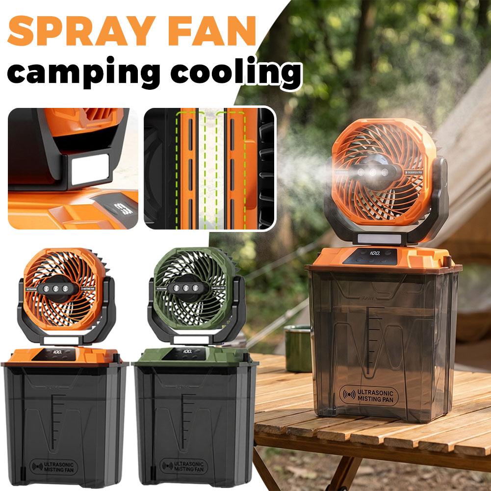 Outdoor Camping Gazebo - Nuevo Ventilador de Nebulización para Exteriores,