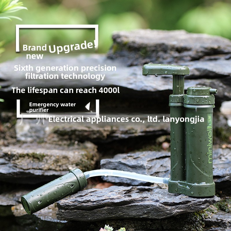 Portable Water Filter - Filtros de Agua para Camping, Purificador