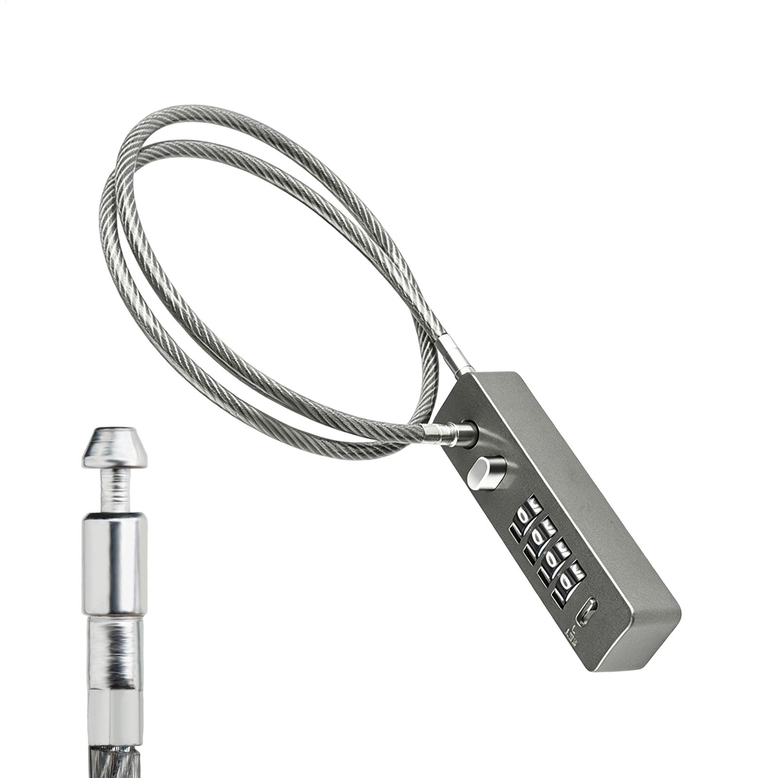 Urban Outdoor Camping - Candado de combinación para bicicleta, cable