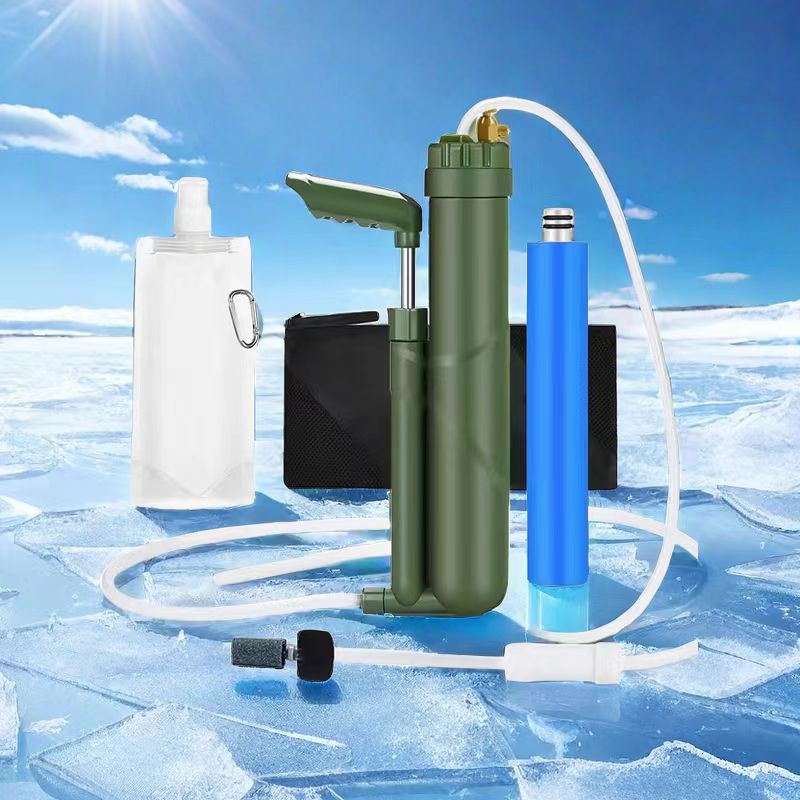 Portable Water Filter - Filterwell-bomba de mano portátil, purificador de