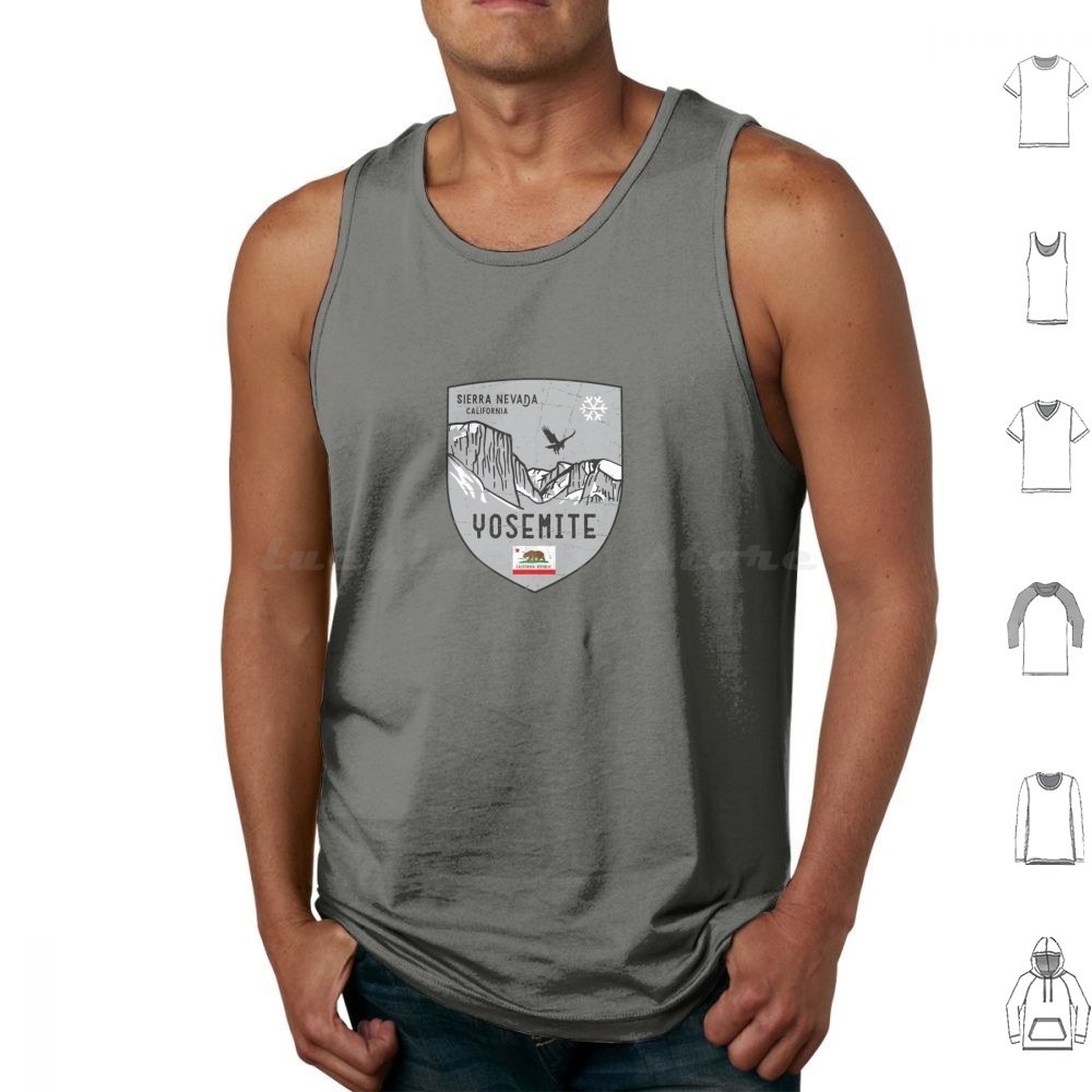 Outdoor Camping Yosemite - Yosemite California emblema camisetas sin mangas