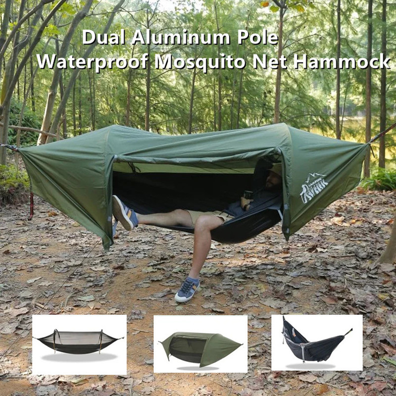 Outdoor Camping Solo - Hamaca con Mosquitero 3 en 1
