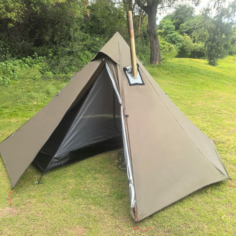 Outdoor Camping Solo - Tienda de Campaña Piramidal Ultraligera de