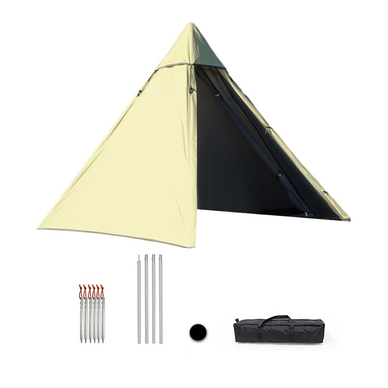 Outdoor Camping Solo - Tienda de campaña piramidal para una