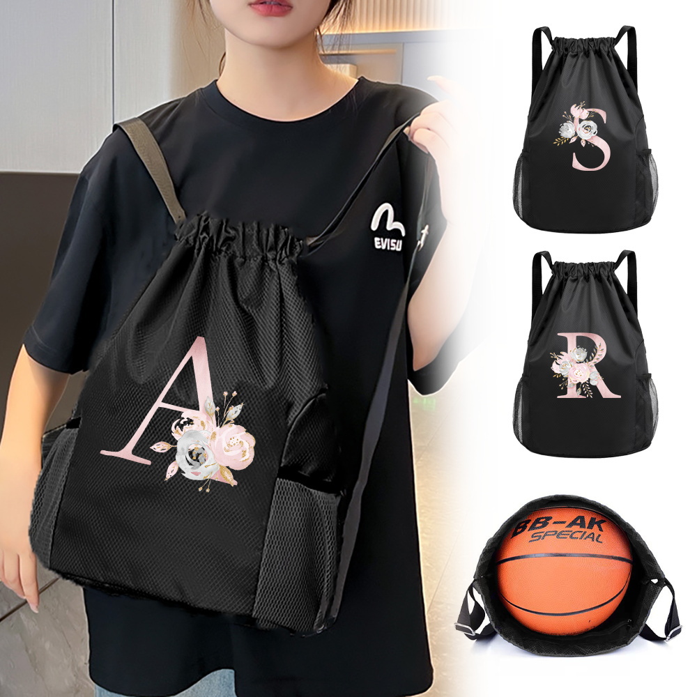 Dry Bag Waterproof - Bolsa negra con cordón, mochila de
