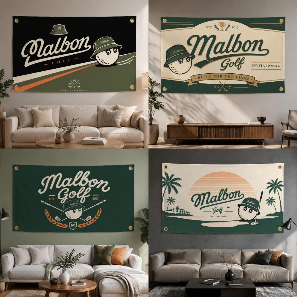 Outdoor Camping Brand - Banderas de golf de la marca