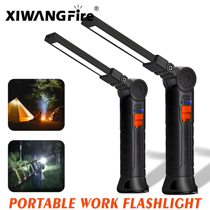 Outdoor Camping Jobs - Linterna LED recargable, luz de trabajo