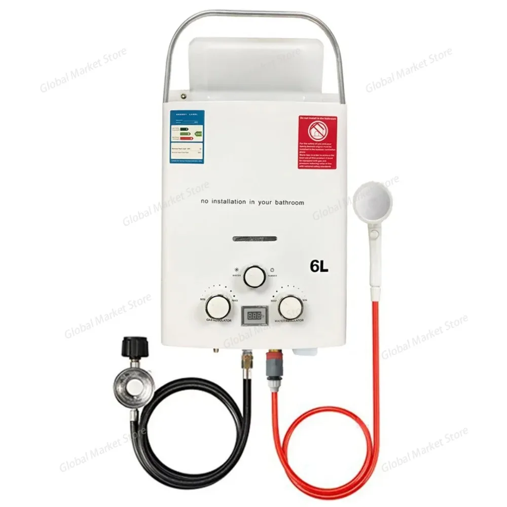 Outdoor Camping Hot Water Shower - Calentador de Agua Instantáneo a Gas