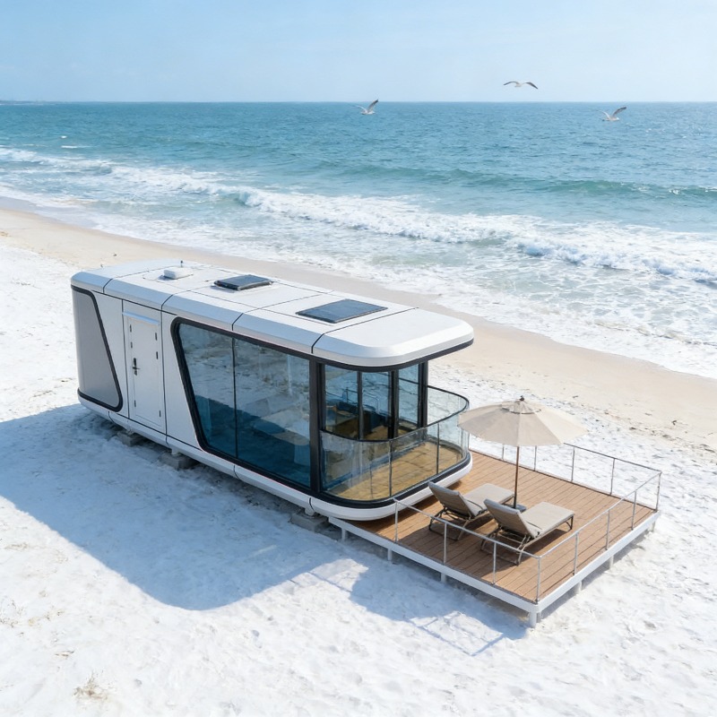 Outdoor Camping House - Casa Contenedor Moderna de Acero de