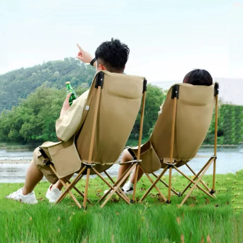 Silla Plegable Reforzada para  - Outdoor Camping Folding Chair reseña y precio
