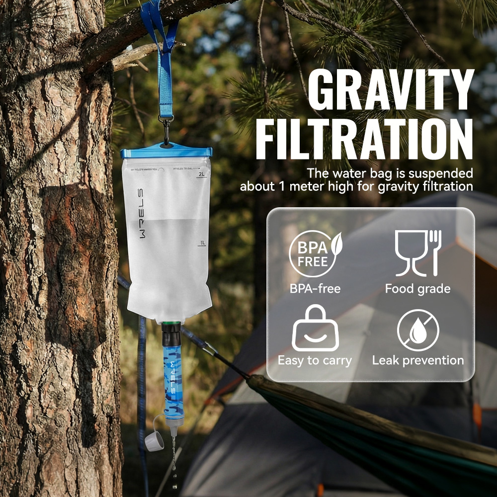 Filtro de Agua Portátil WRELS  - Portable Water Filter reseña y precio