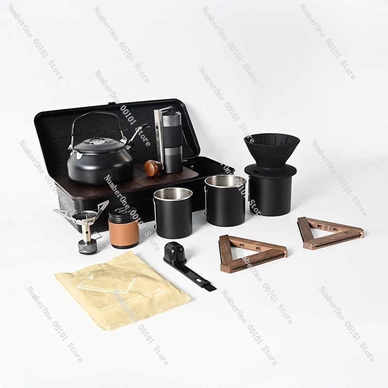 Kit de café para preparar a ma - Outdoor Camping Box reseña y precio