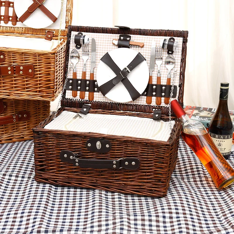 Cesta de Picnic Familiar, Cest - Outdoor Camping Box reseña y precio