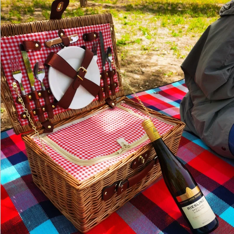 Cesta de Picnic Familiar, Cest - Outdoor Camping Box reseña y precio