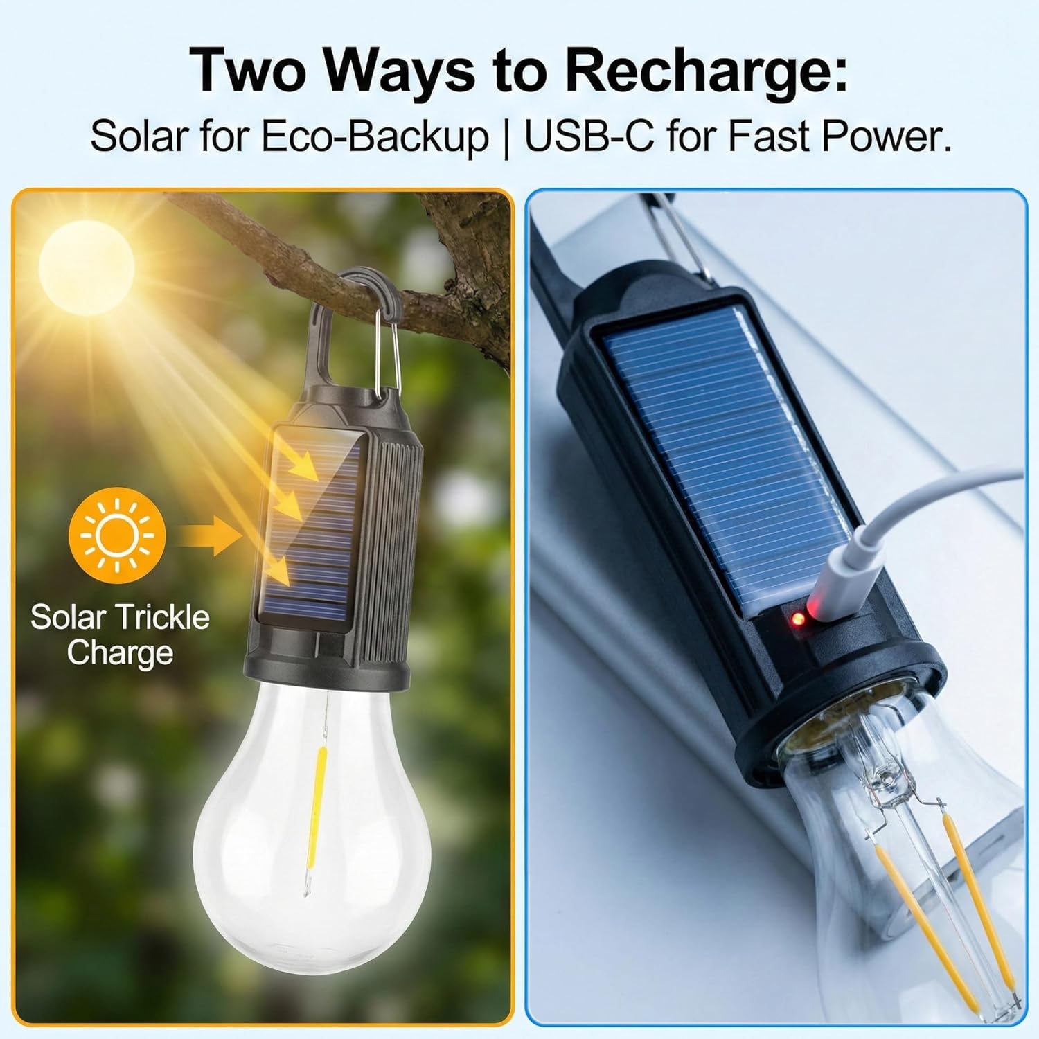 Luces LED solares para acampar - Outdoor Camping Gazebo reseña y precio