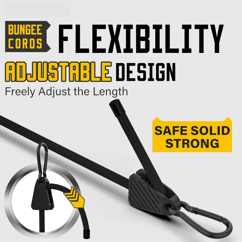 1-6 Unidades de Cuerda Elástic - Outdoor Camping Extension Cord reseña y precio