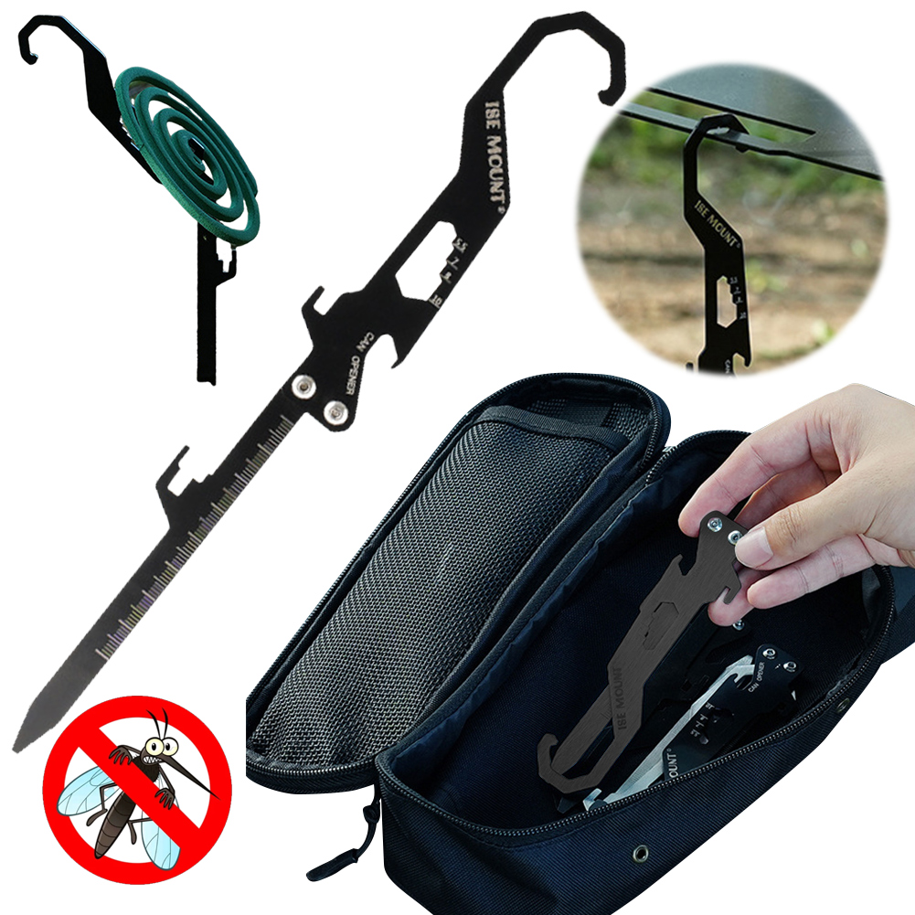 Estacas plegables para acampar - Outdoor Camping Tarp reseña y precio