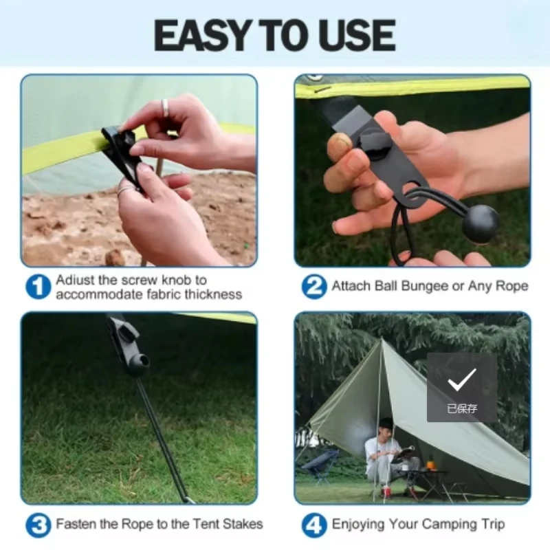 5/10/20/50 Piezas de Clips Res - Outdoor Camping Tarp reseña y precio