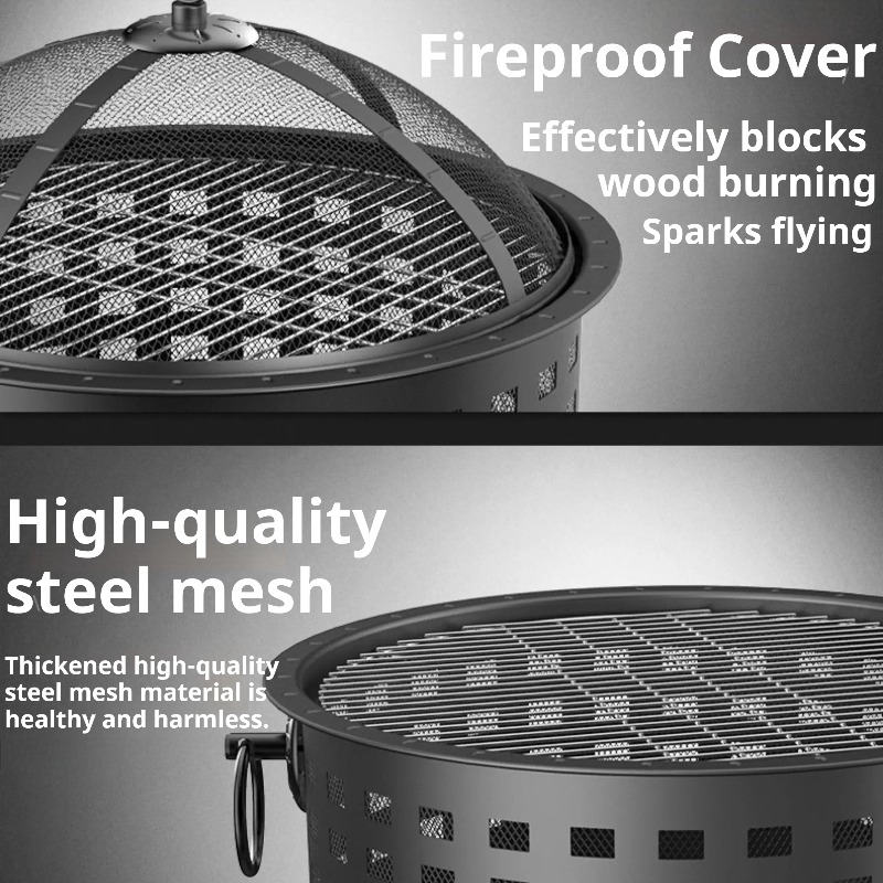 Práctico estufa de leña para b - Outdoor Camping Wood Burning Stove reseña y precio