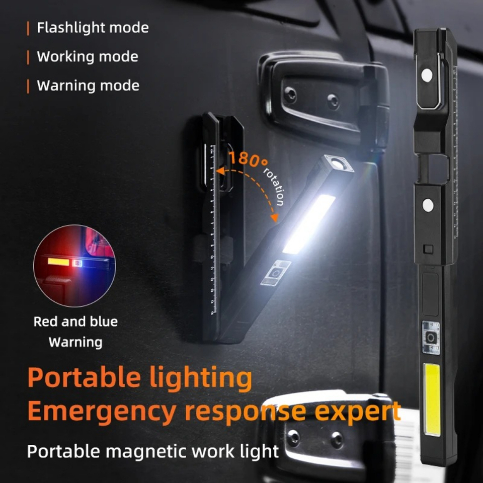 Linterna LED recargable, luz d - Outdoor Camping Jobs reseña y precio