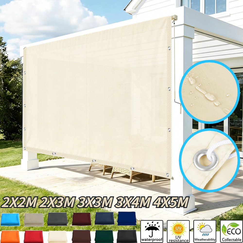 5x4m 4x3m 3x2m Vela de Sombra  - Outdoor Camping Tarp reseña y precio
