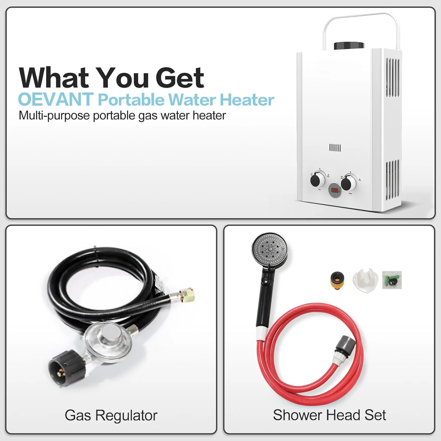 Calentador de Agua Instantáneo - Outdoor Camping Hot Water Shower reseña y precio