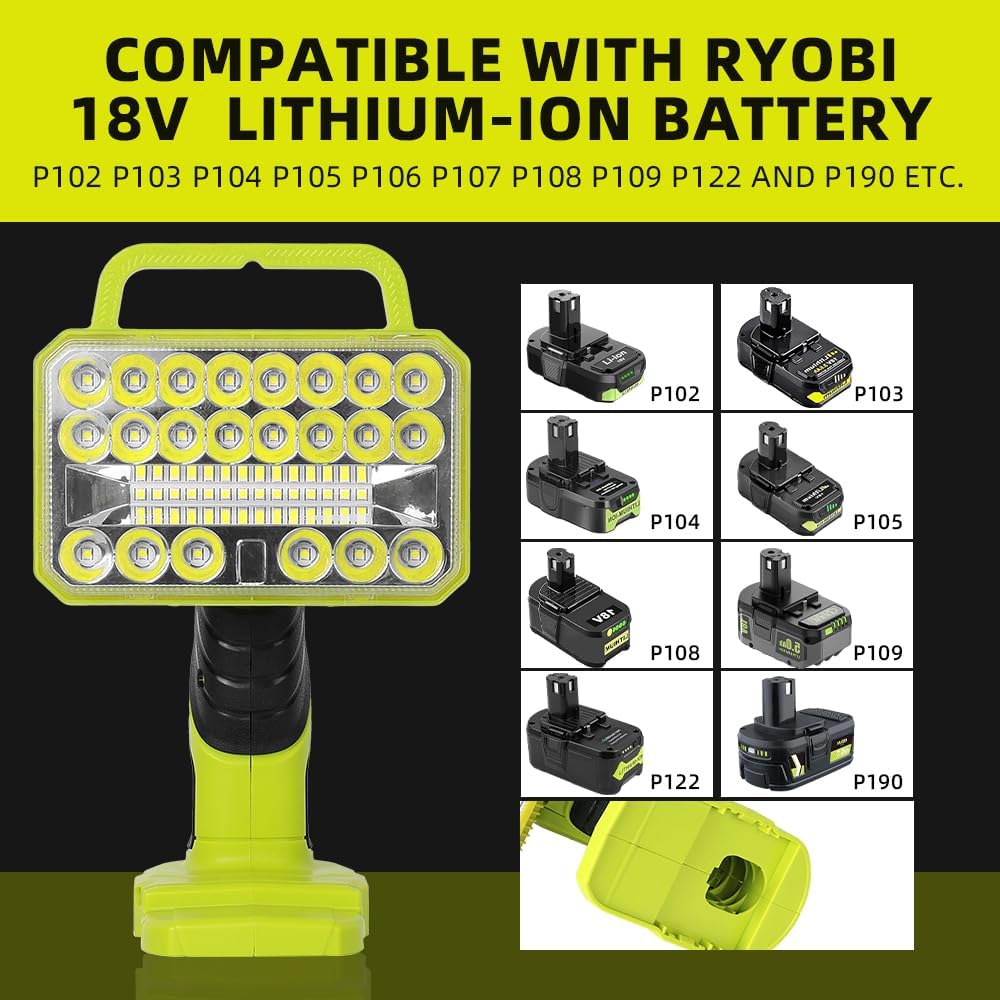 Linterna LED inalámbrica de 18 - Outdoor Camping Jobs reseña y precio