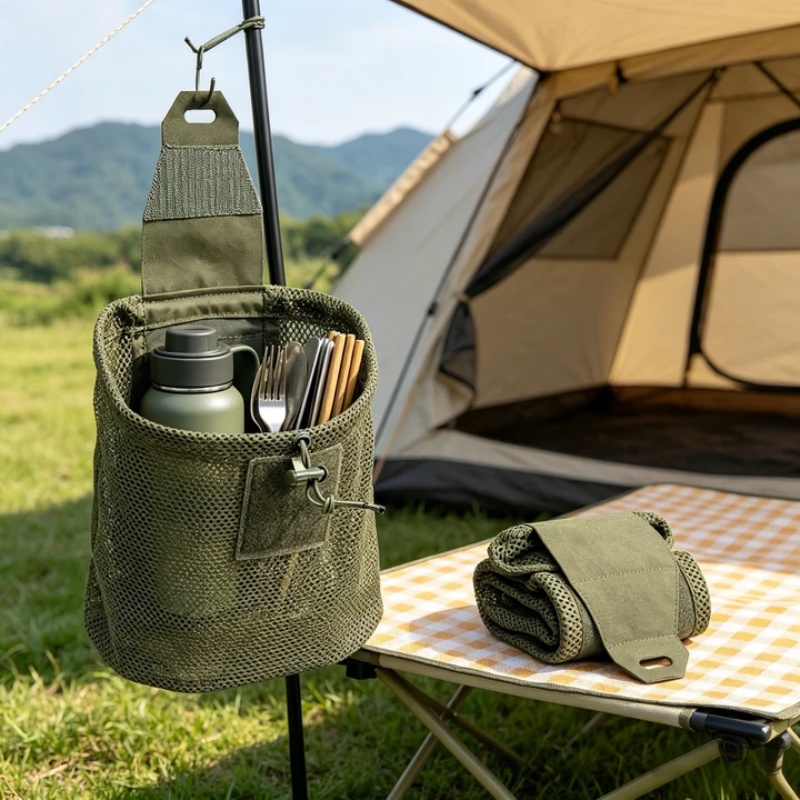 Bolsa de malla enrollable de n - Outdoor Camping Magazine reseña y precio