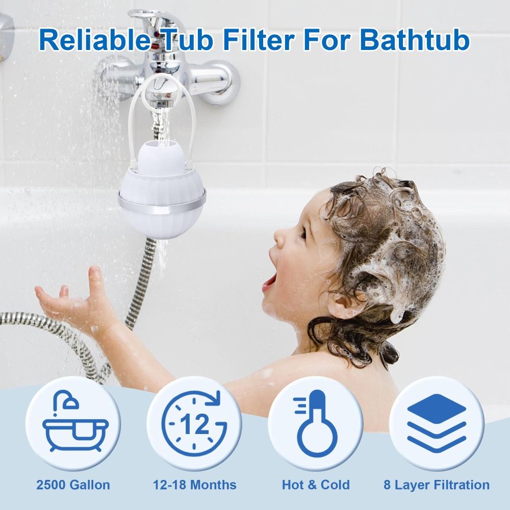 Filtro de agua de bañera de pl - Portable Water Filter reseña y precio