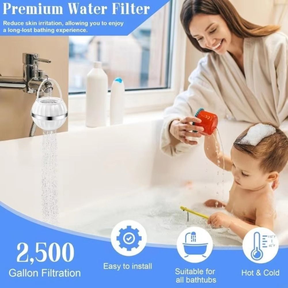 Filtro de agua de bañera de pl - Portable Water Filter reseña y precio