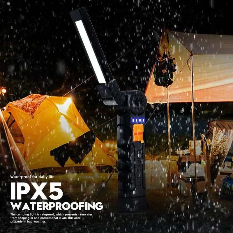 Linterna LED recargable, luz d - Outdoor Camping Jobs reseña y precio