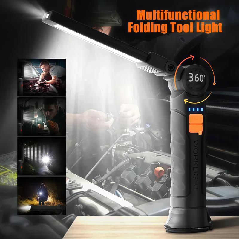 Linterna LED recargable, luz d - Outdoor Camping Jobs reseña y precio