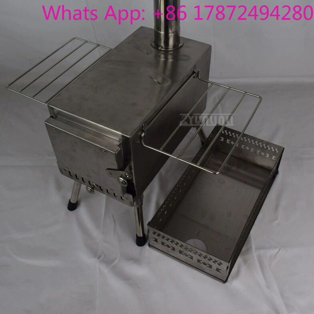 Estufa Portátil de Leña para C - Outdoor Camping Wood Burning Stove reseña y precio