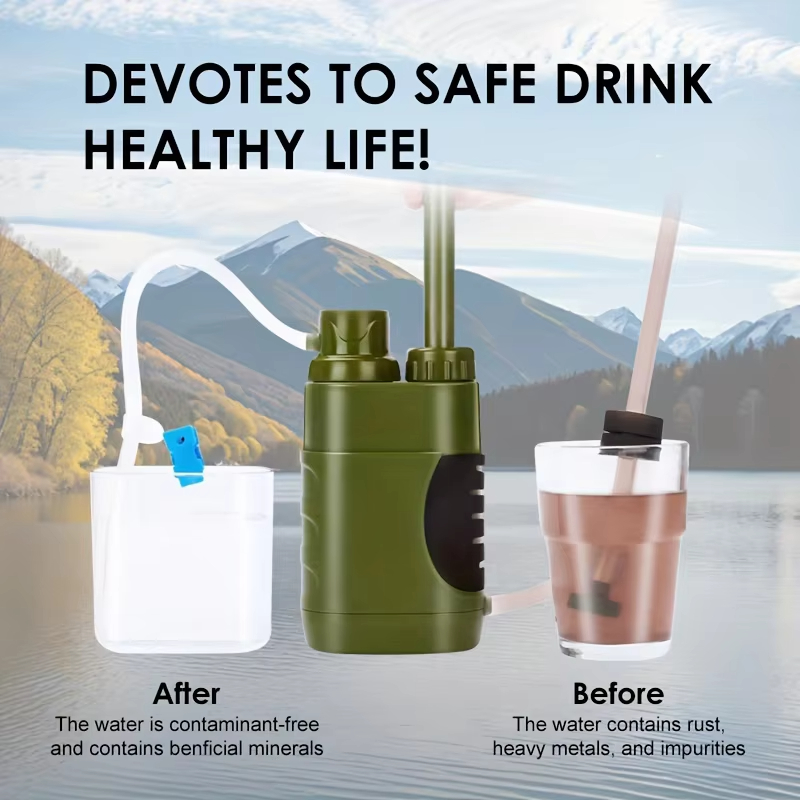 Filtro de agua para exteriores - Portable Water Filter reseña y precio