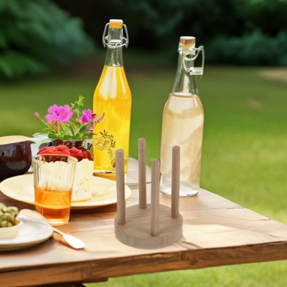 Portavasos Compacto de Madera  - Outdoor Camping Activities reseña y precio