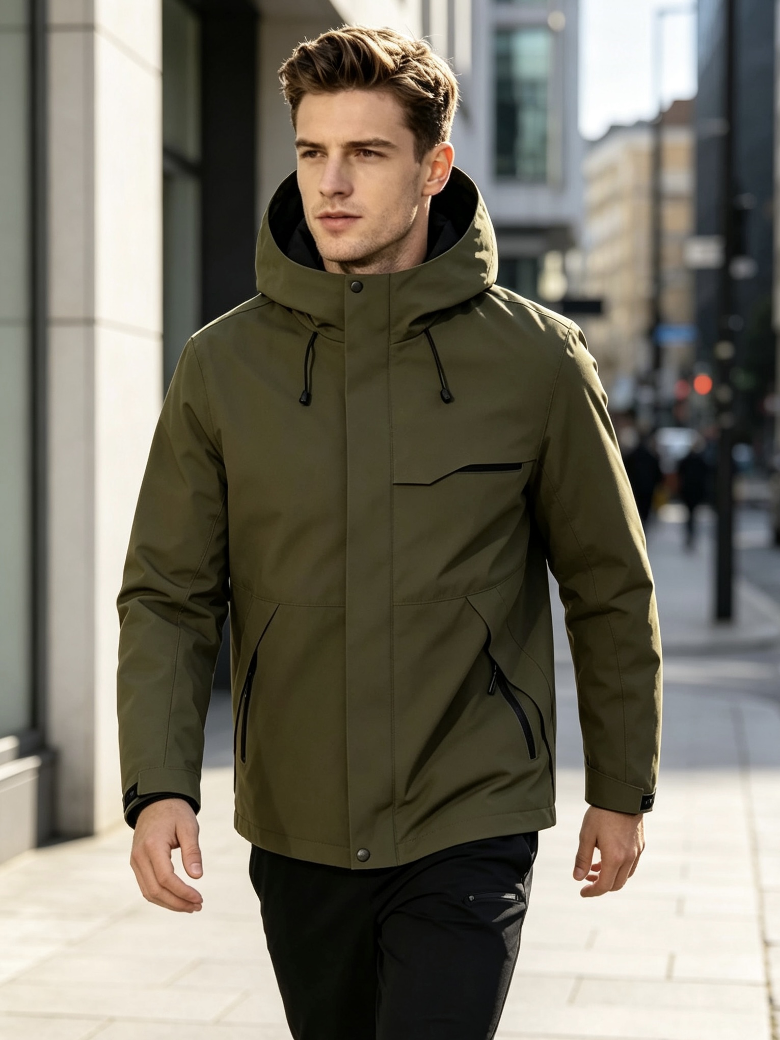 Nuevo Abrigo con Capucha Otoño - Urban Outdoor Camping reseña y precio