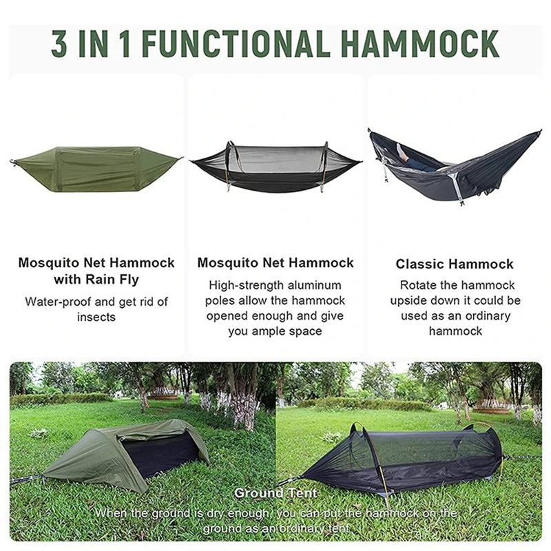 Hamaca con Mosquitero 3 en 1 c - Outdoor Camping Solo reseña y precio
