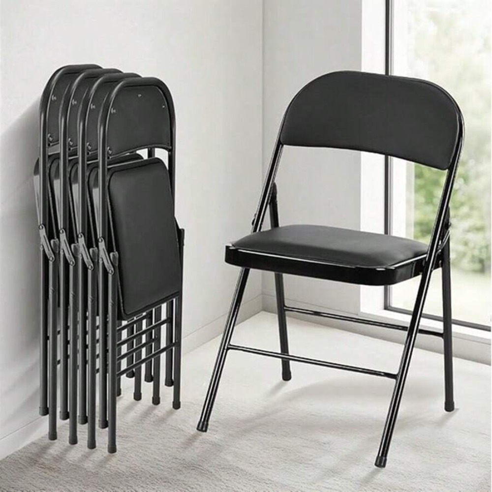 Paquete de 4 Sillas Plegables  - Outdoor Camping Folding Chair reseña y precio