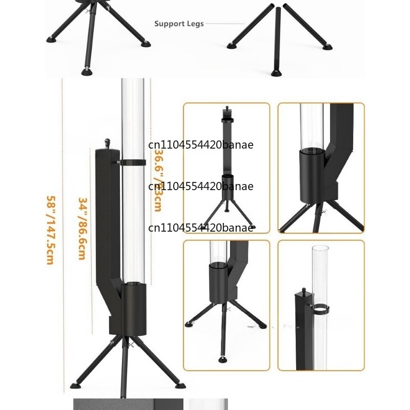 Estufa de cohete de leña Verti - Outdoor Camping Wood Burning Stove reseña y precio