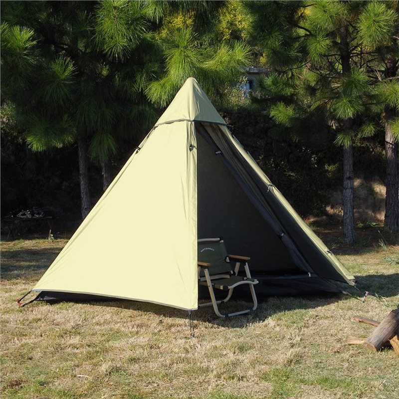 Tienda de campaña piramidal pa - Outdoor Camping Solo reseña y precio